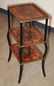 Antique Continental Inlaid Side Table - 6