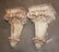 Pair 19th C. French Terra Cotta Wall Brackets - 3