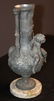 French Spelter Vase On Marble Base - 6
