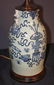 Oriental Blue And White Vase As Lamp, - 2