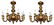 Pair Of Continental Giltwood Chandeliers