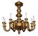 Pair Of Continental Giltwood Chandeliers - 8