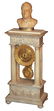 19th c. French Alabaster Mantel Clock