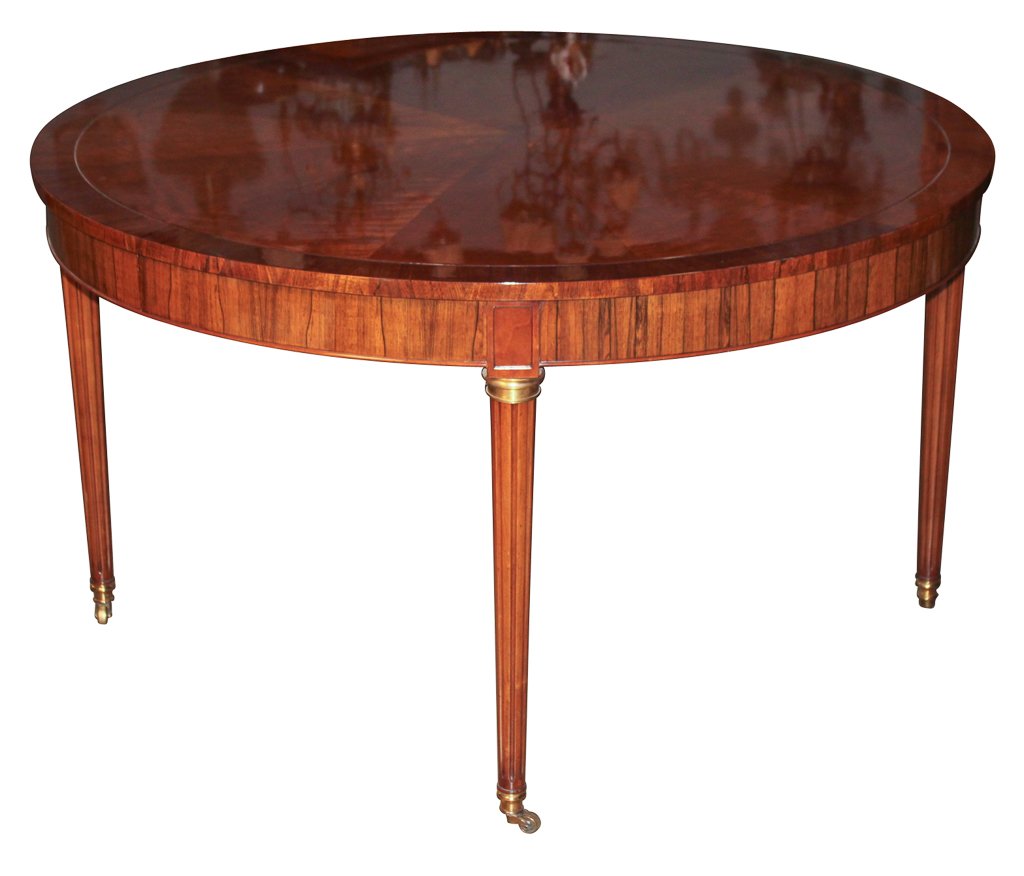 Baker Louis Xvi Style Mahogany Center Table (1 of 6)