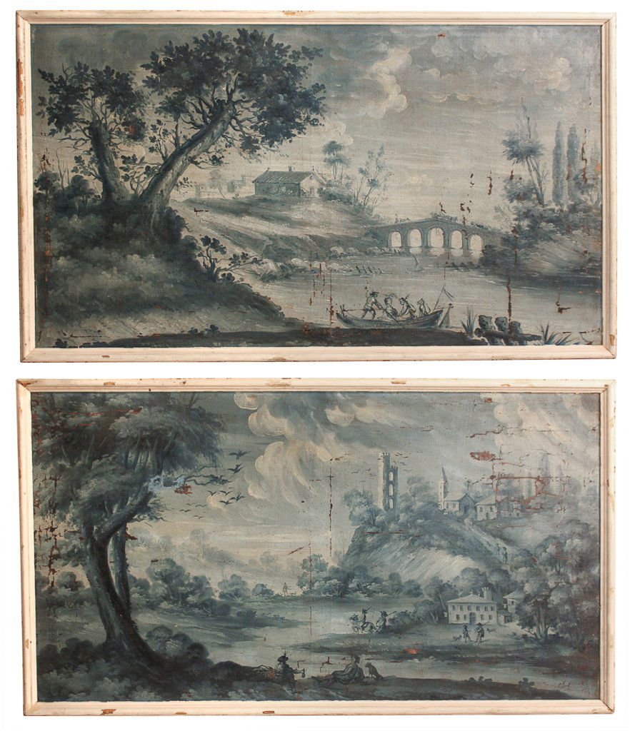 Rare Pair Of 18th-century French Prussian Blue (1 of 10)