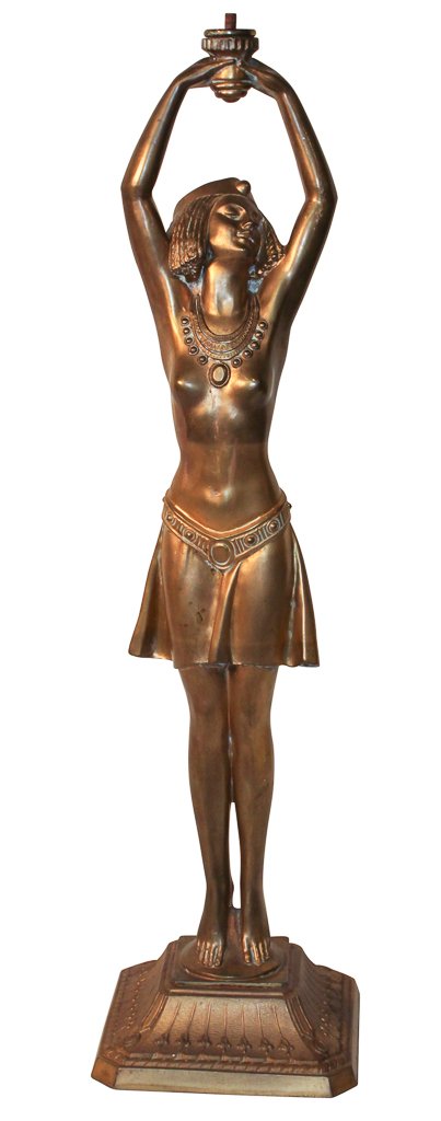 Art Deco Bronze Of Maiden, Signed On Bottom, (1 of 6)
