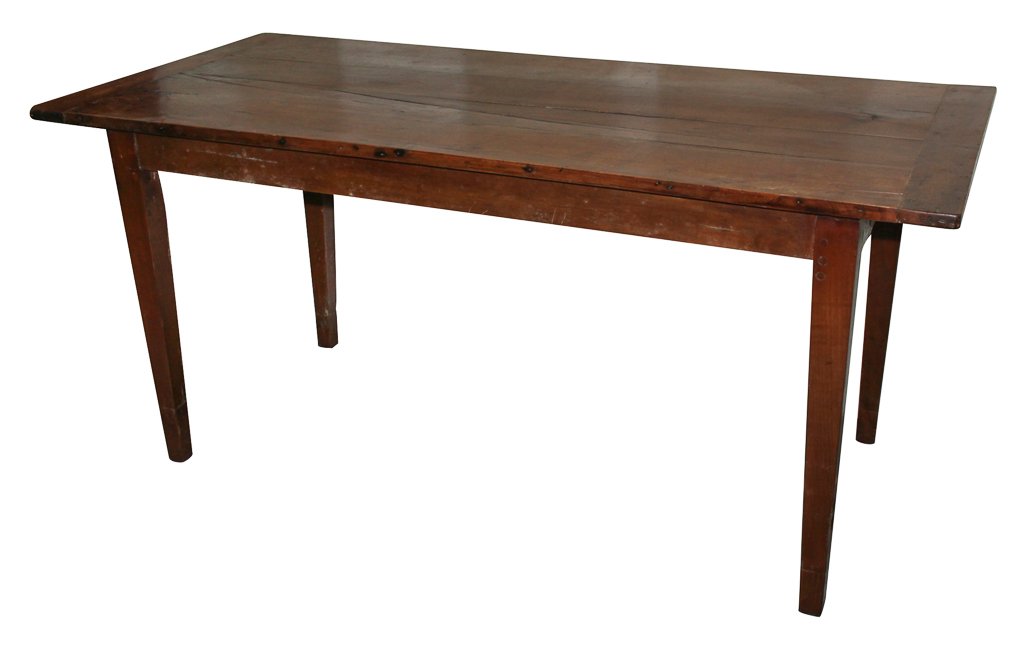 18th C.  French Walnut Farm Table (1 of 6)