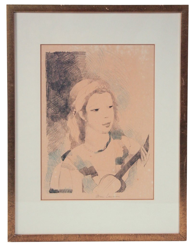 Pencil Drawing By Marie Laurencin (1 of 6)