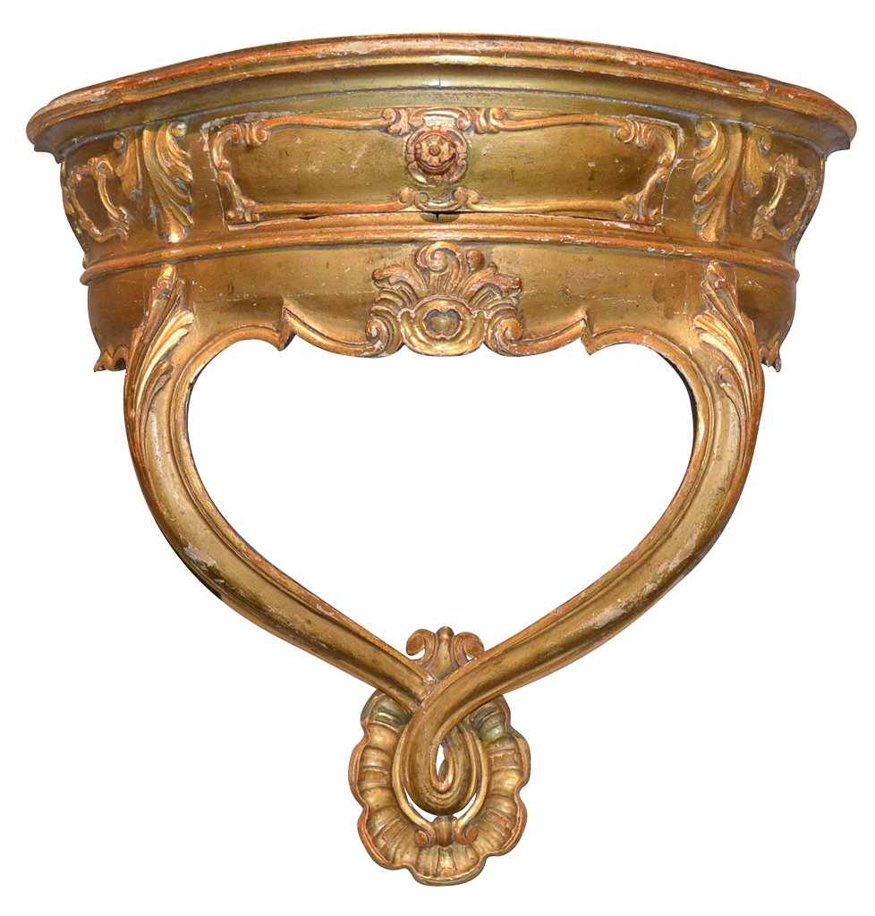 French Antique Carved And Gilt Wood Wall Console (1 of 7)