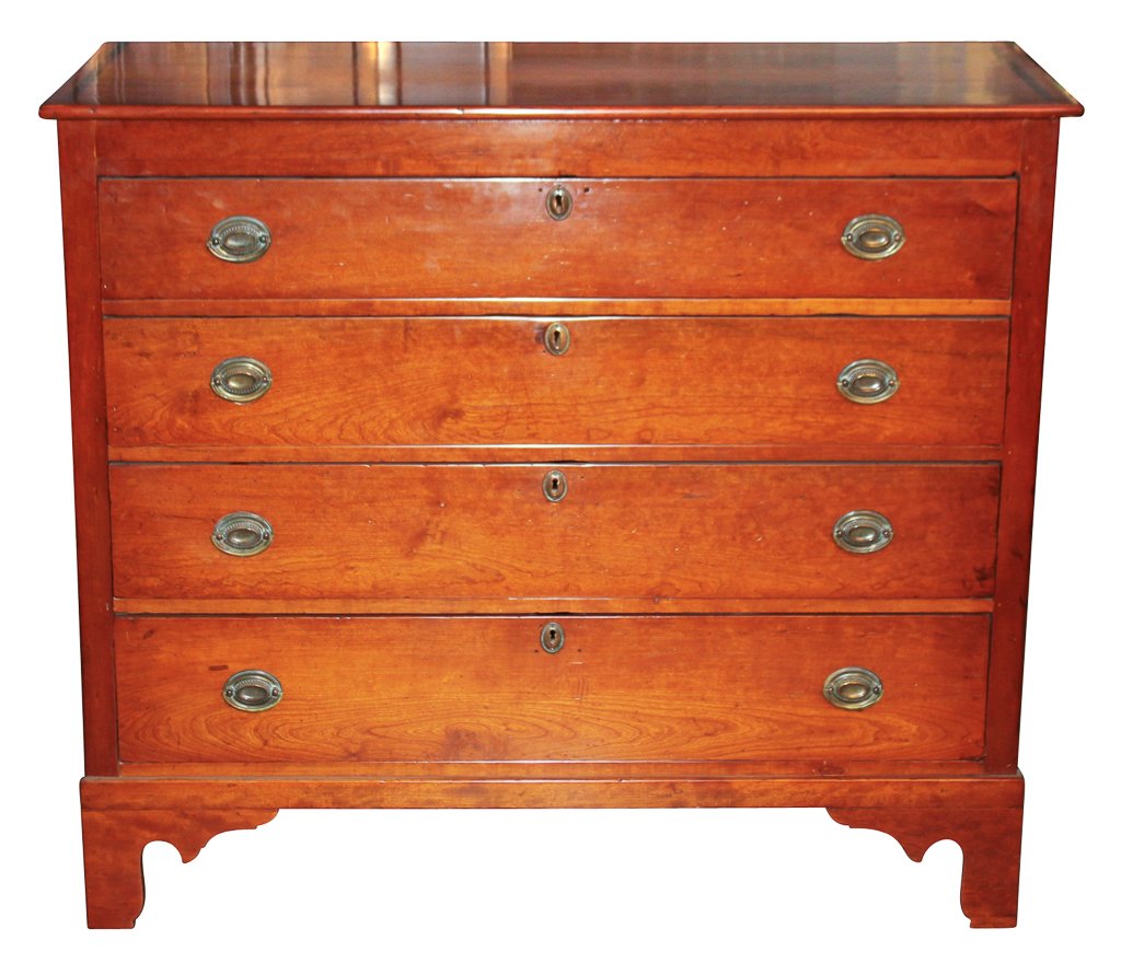 Early 19th C.  American Maple Chest (1 of 7)
