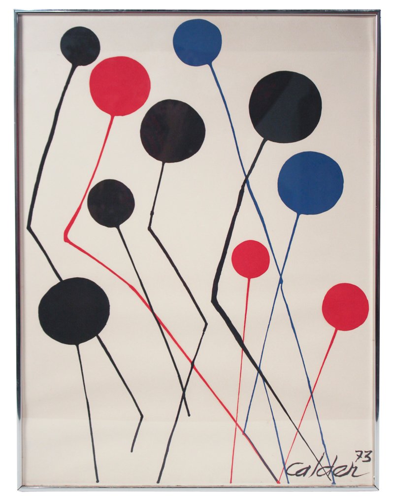 Alexander Calder.  Lithograph. (1 of 6)
