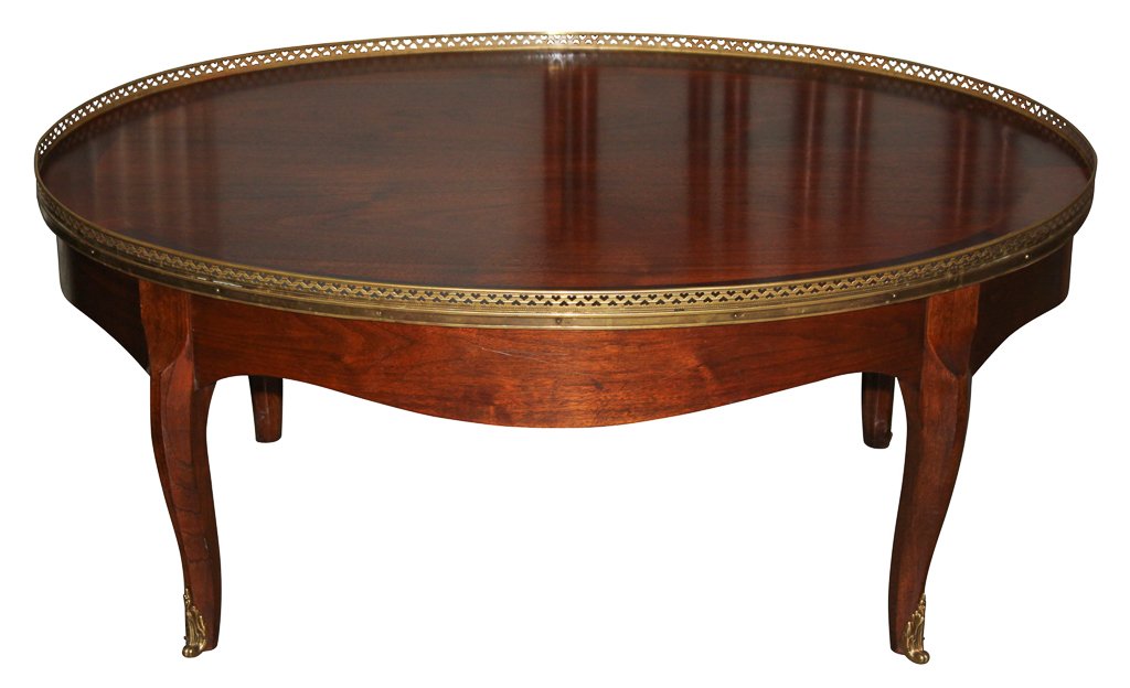 Baker Mahogany And Brass Coffee Table (1 of 8)