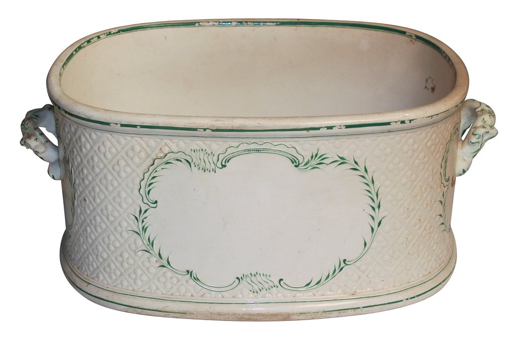 Large Continental Earthenware Jardiniere (1 of 5)