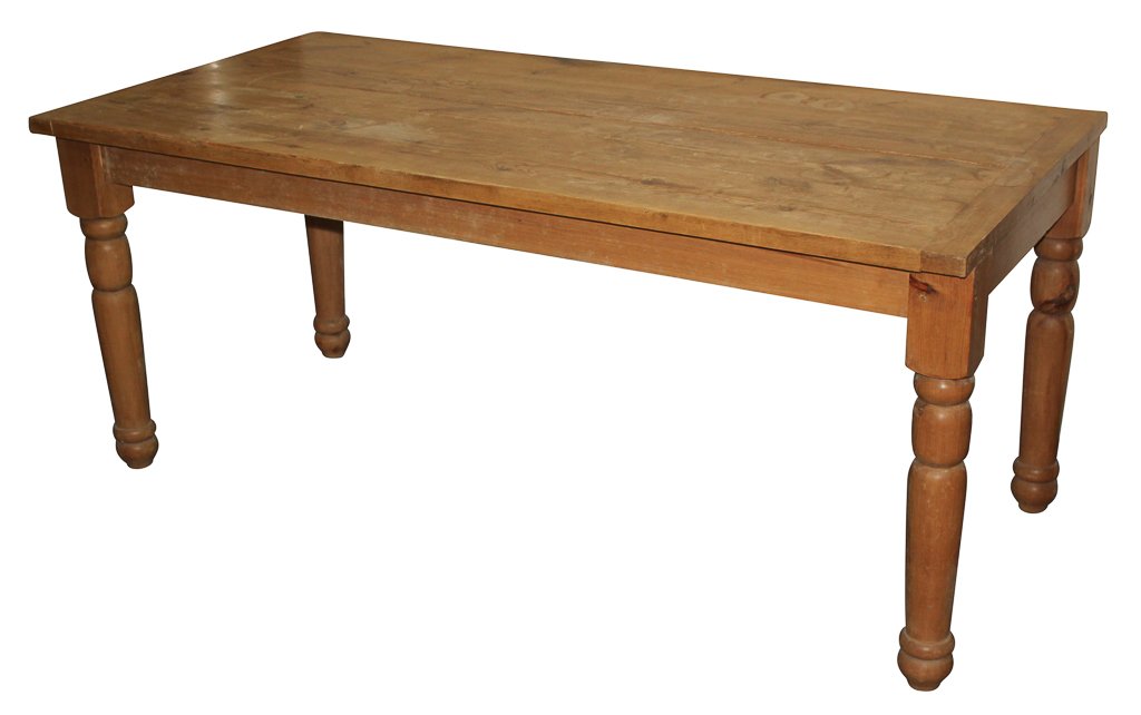 Antique Pine Farm Table (1 of 6)