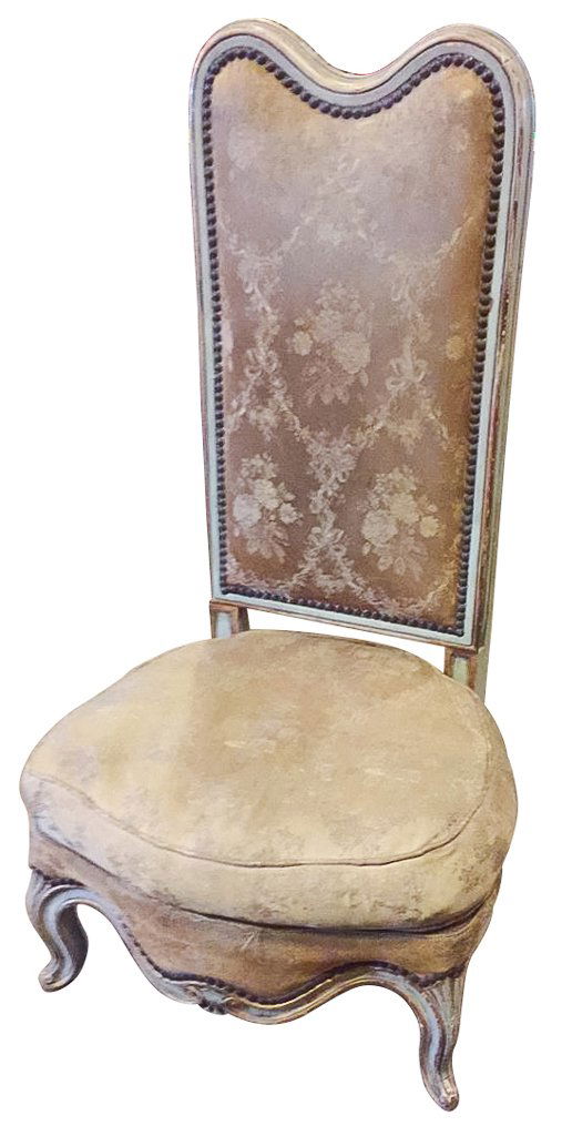 19th C. French Low Slipper Chair (1 of 3)
