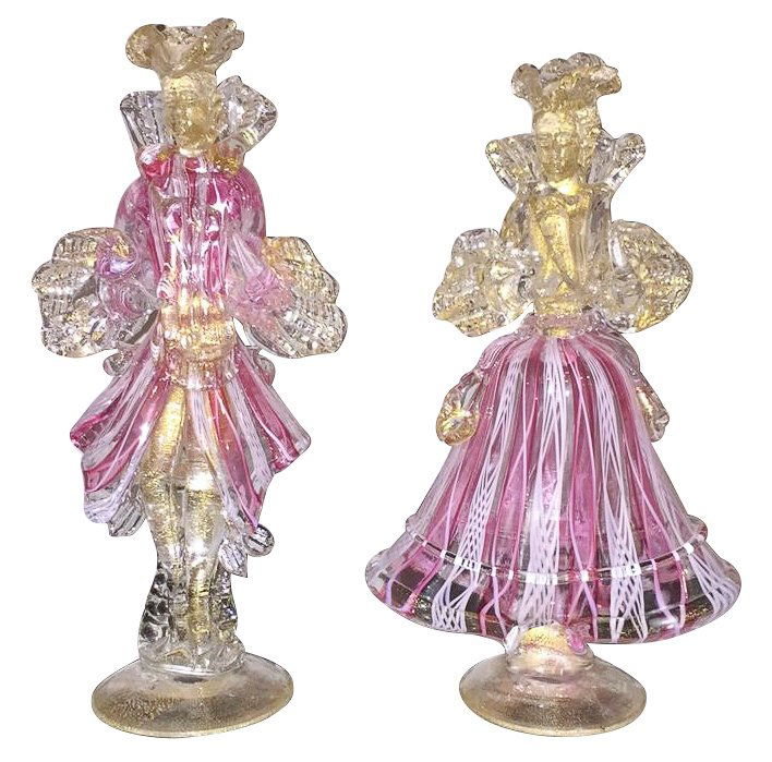 Pair Of Murano Glass Figures (1 of 4)
