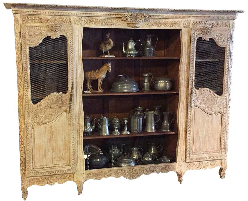 Nice French Carved Oak Cabinet (1 of 5)