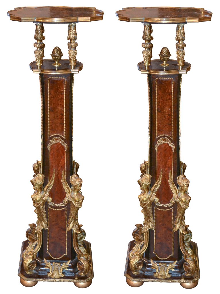 Nice Pair Of French Style Pedestals (1 of 7)