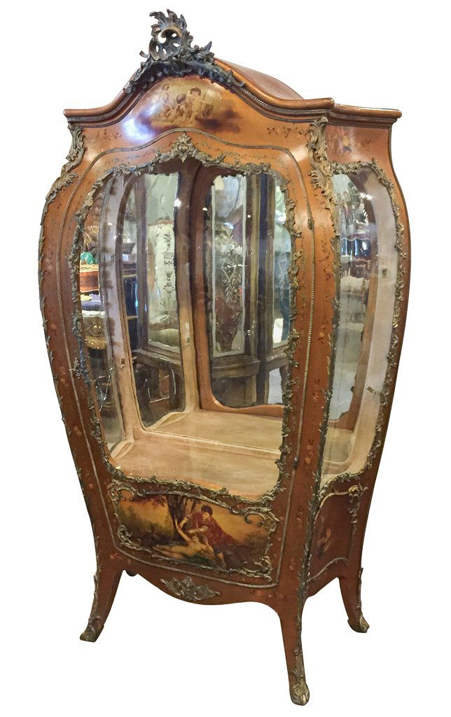 19th C. French Vernis Martin Vitrine (1 of 9)