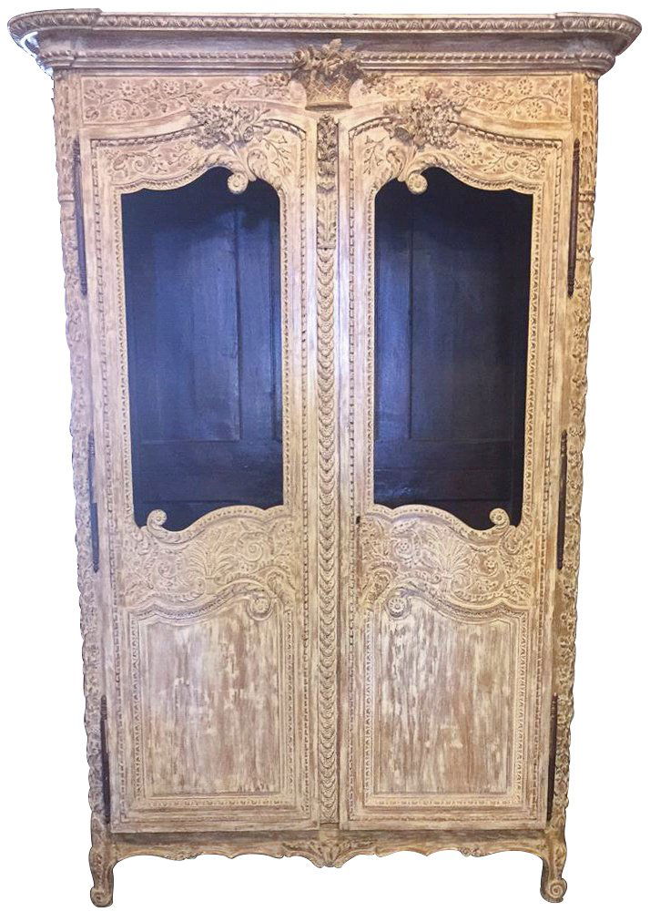 18th C. French Oak Normandy Wedding Armoire (1 of 9)