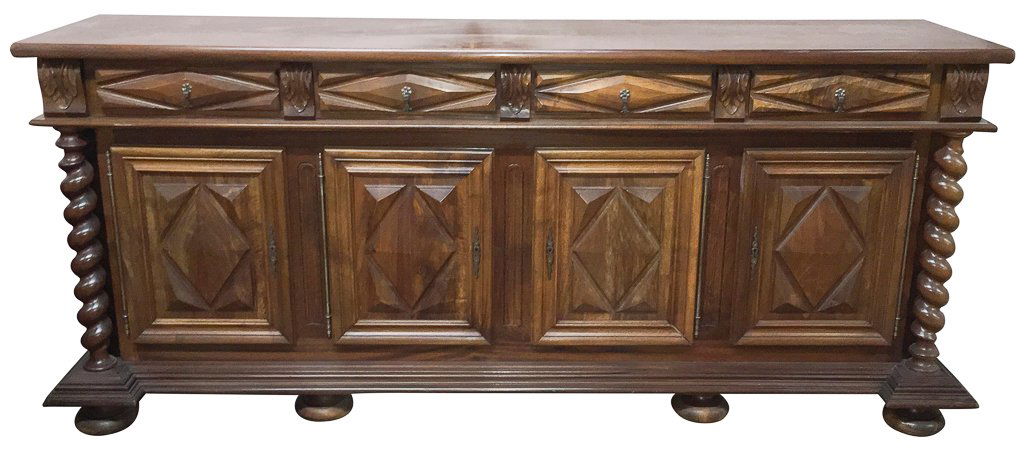 French Louis Xiii Style Walnut Buffet (1 of 4)
