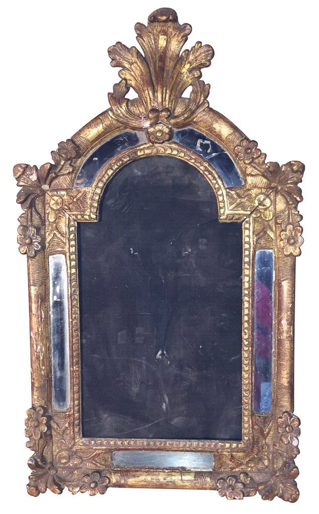 An 18th C. French Carved Wood Crucifix Frame (1 of 7)