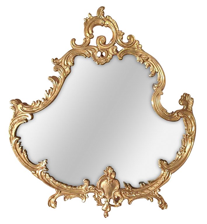Bronze Rococo Hanging Dressing Mirror (1 of 5)