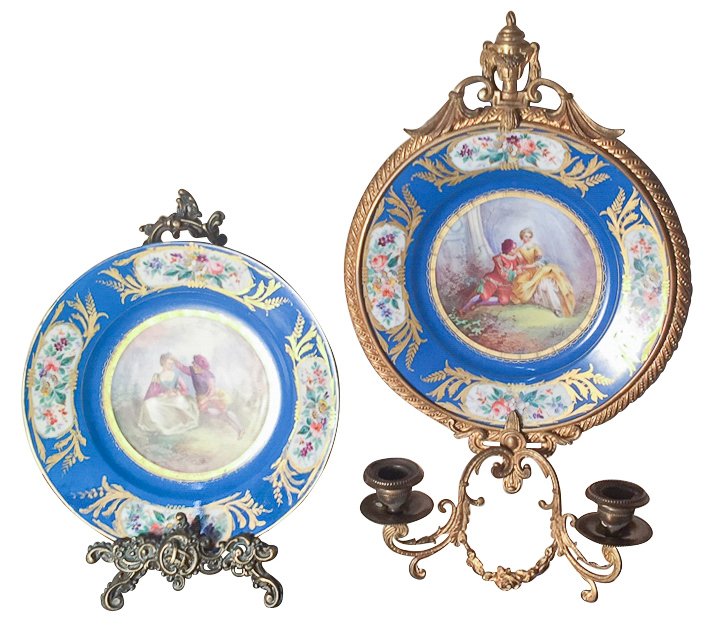 Pair Of French Sevres Porcelain Plates (1 of 6)
