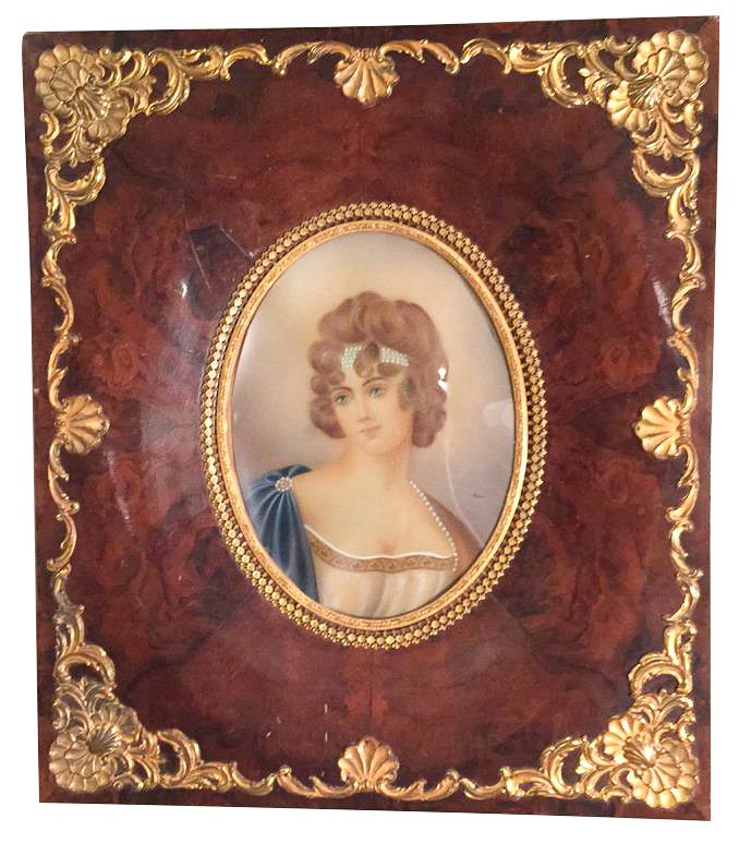Fine 19th C. Portrait On Ivory (1 of 6)