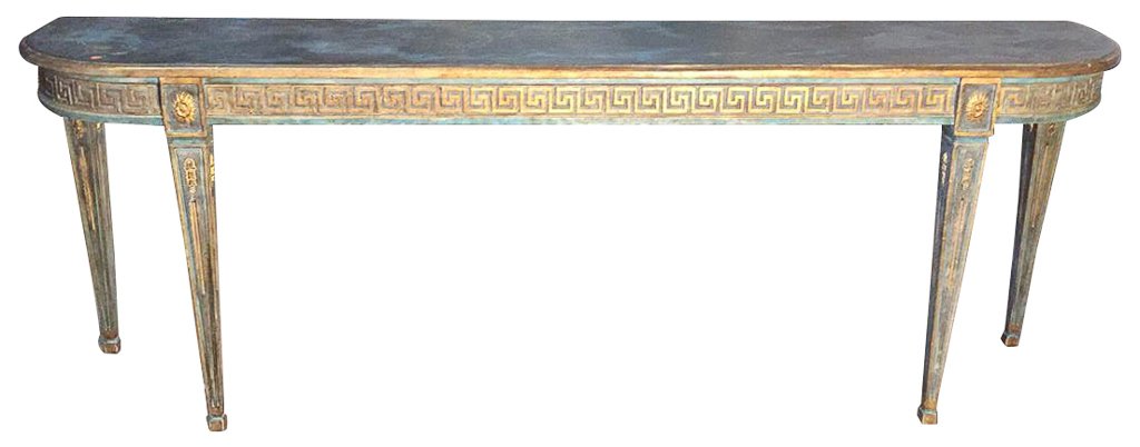 Fine Quality Italian Painted Narrow Console (1 of 5)