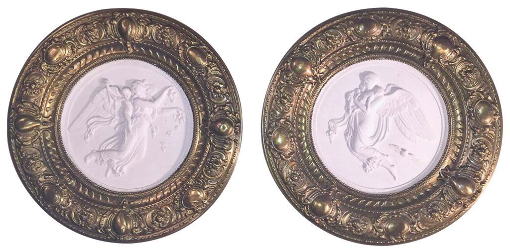 Pair Of 19th C. French Chargers Jun 04, 2016 J. Garrett Auctioneers