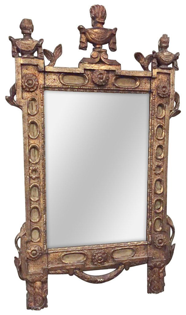 Unusual 18th C. French Mirror, (1 of 5)