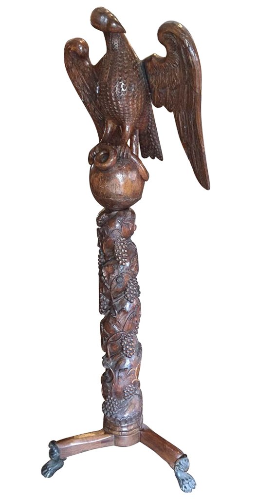 19th C French Carved Oak Eagle Lectern (1 of 5)