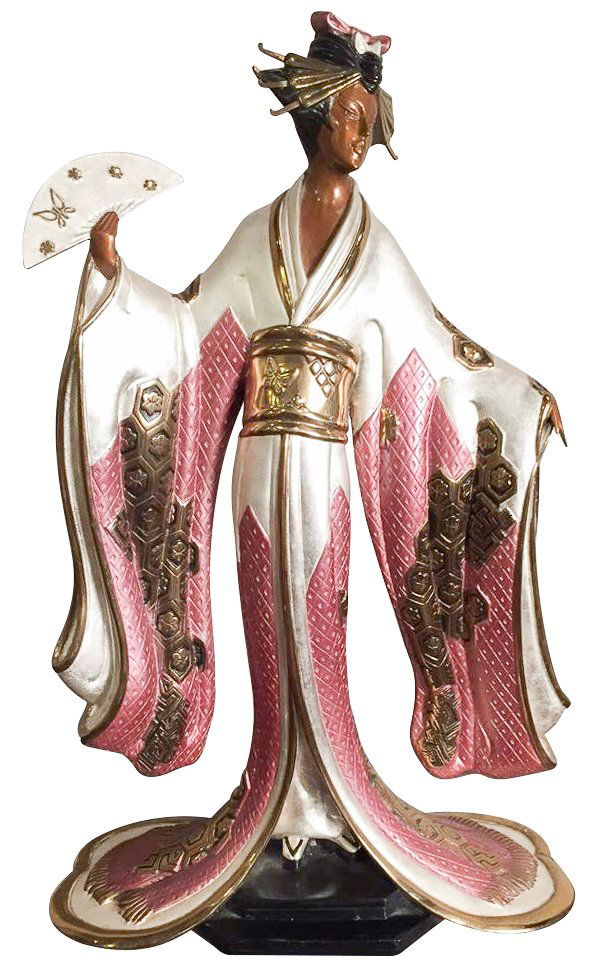 Erte Bronze: Signed And Number 89/500. 1989. Sevenarts Ltd. London. 18.5"h. From A Fine Dallas Estate.