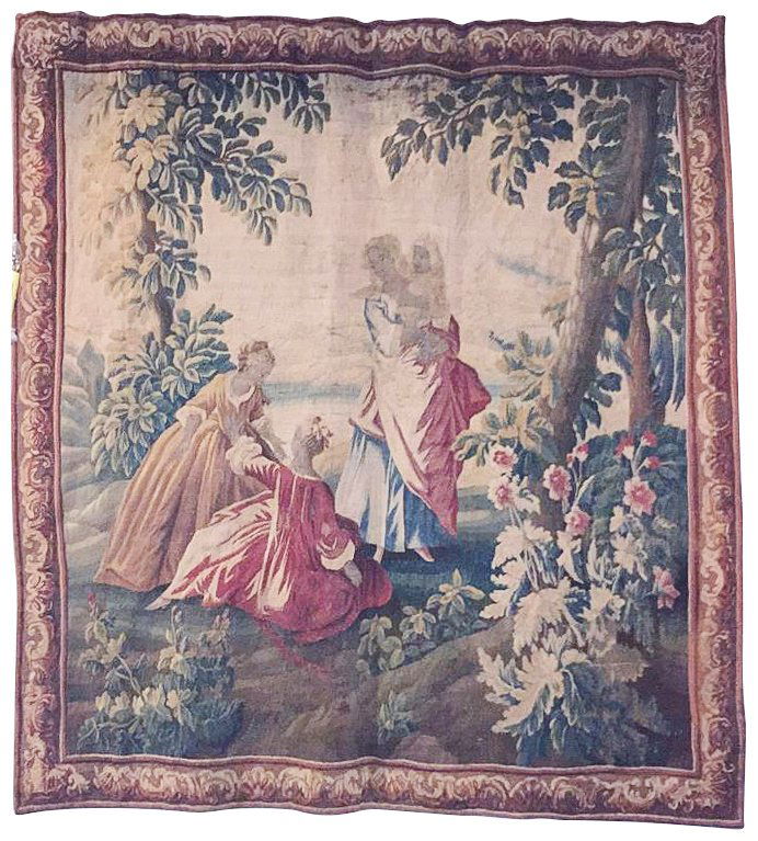 18th C. Flemish Wool Tapestry (1 of 7)