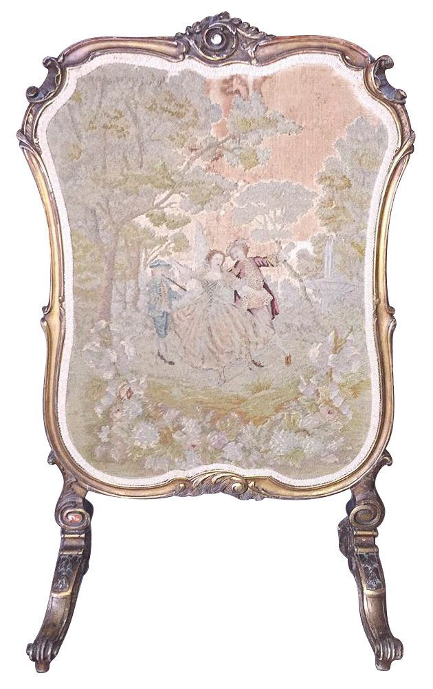 19th C. French Giltwood & Needlepoint (1 of 6)