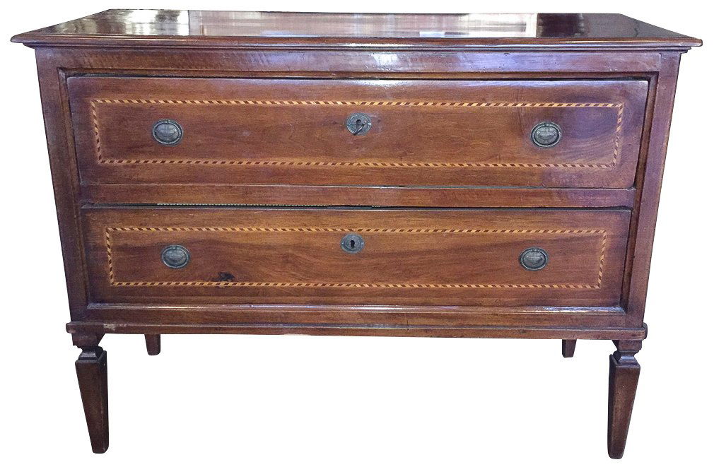 18th C. Italian Neo-classical Walnut Commode (1 of 7)