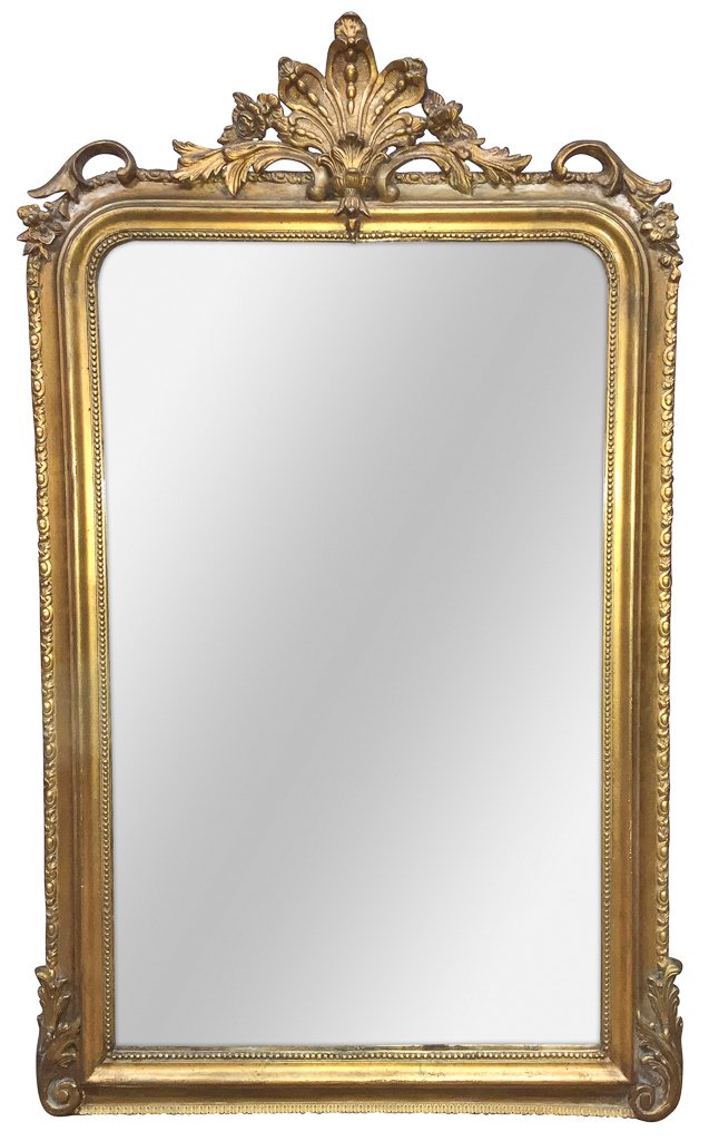 19th C. French Louis Philippe Mirror (1 of 4)