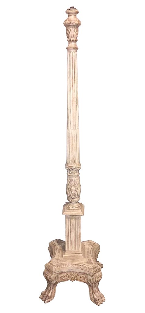 19th C. Italian Carved Floor Lamp (1 of 4)