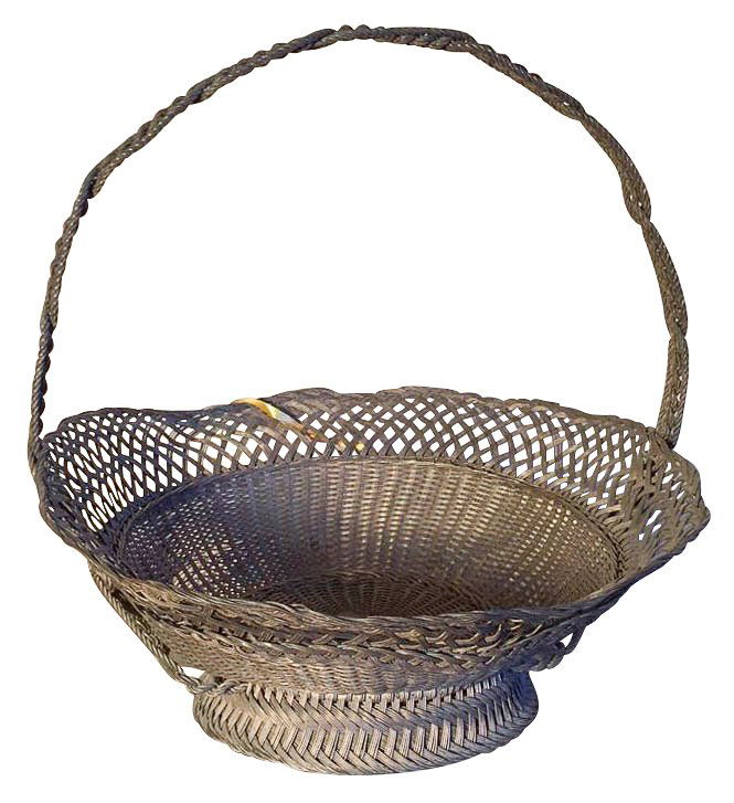French Silver Plated Basket (1 of 4)