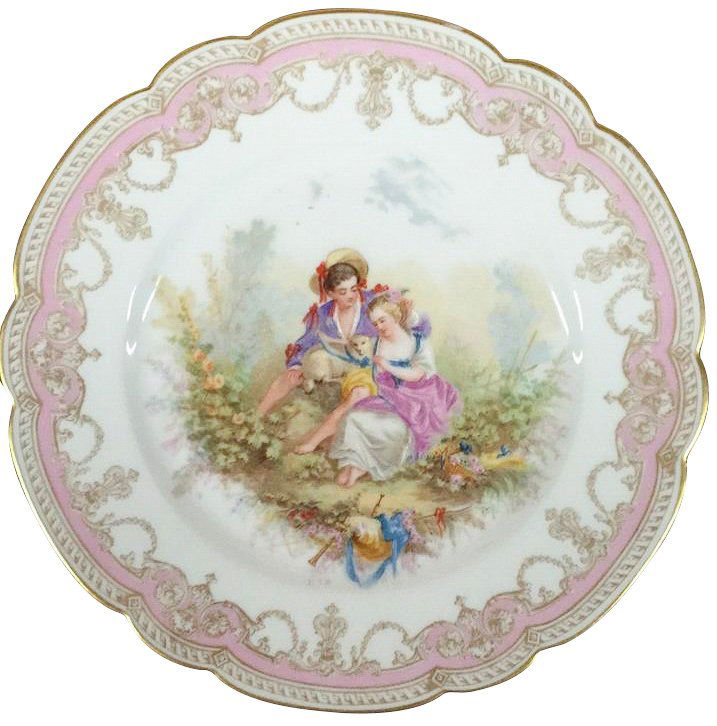 French Sevres Plate With Classical Scene (1 of 3)