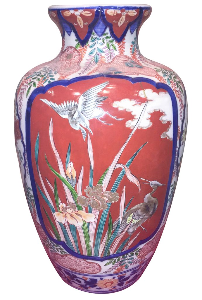 Fine Japanese Imari Vase, C. 1870, 16 1/2 (1 of 6)