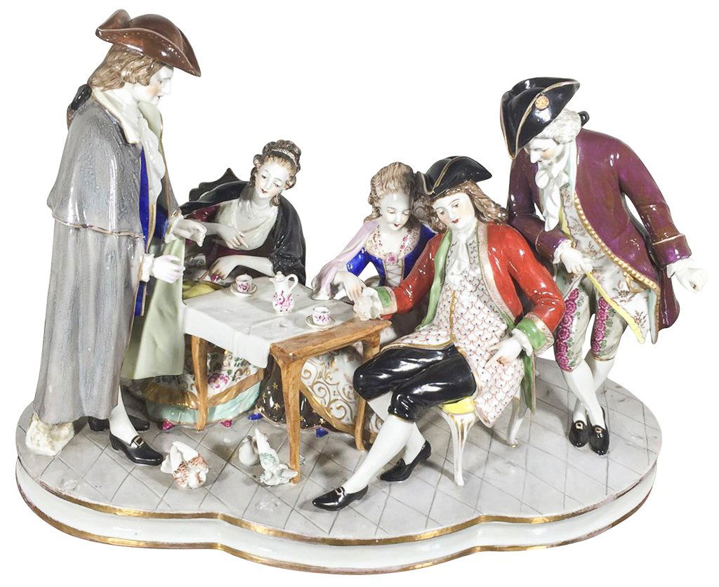 Sitzendorf  German Porcelain Table Model (1 of 6)