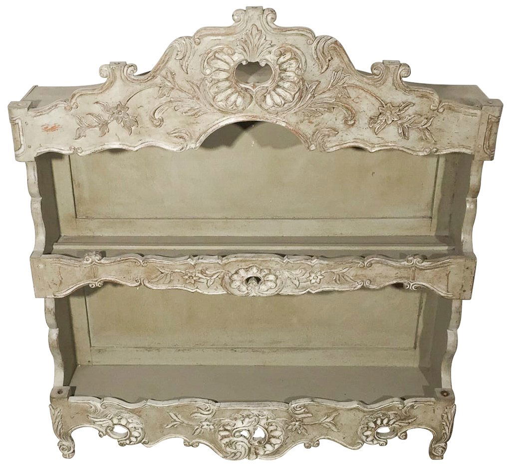 French Painted Hanging Plate Rack, From The (1 of 2)