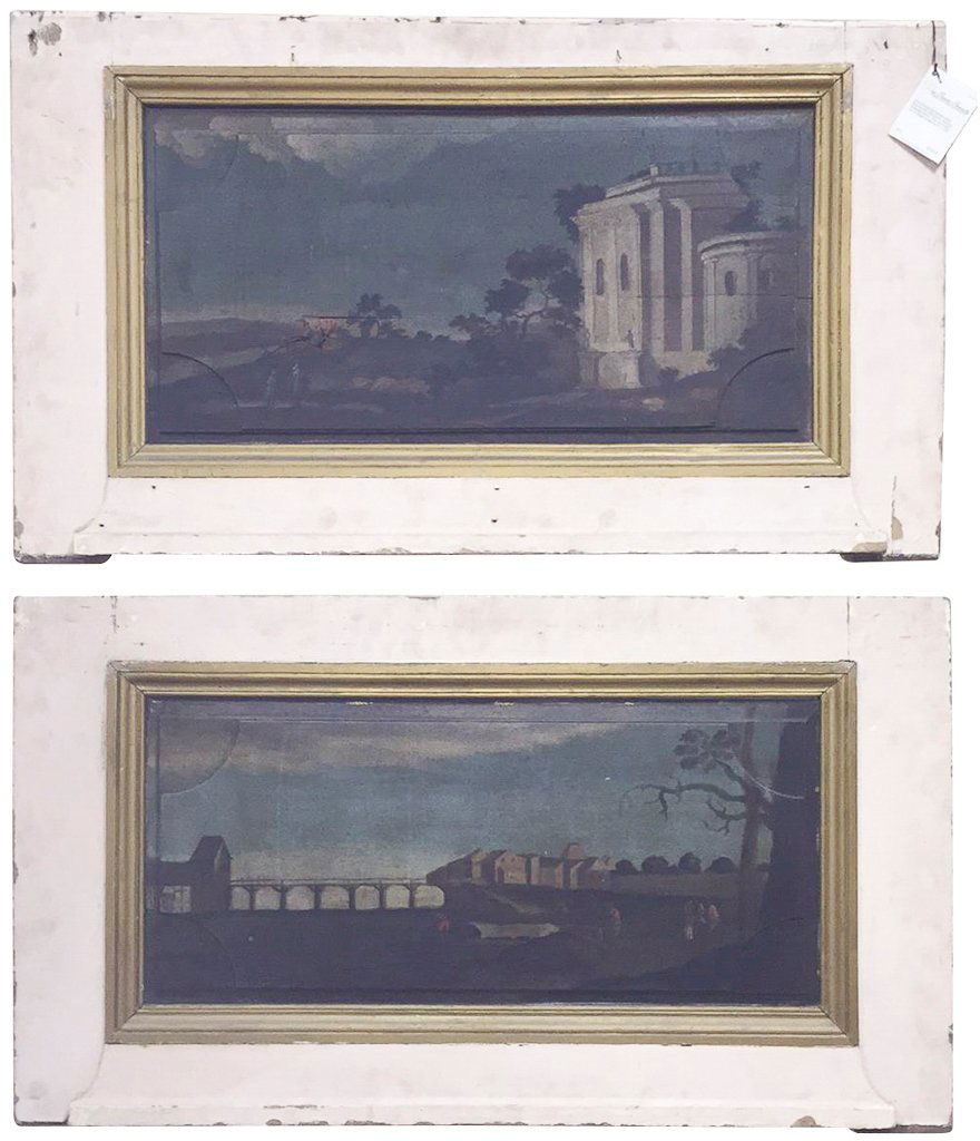 Pair Of Early French Architectural Panels (1 of 5)