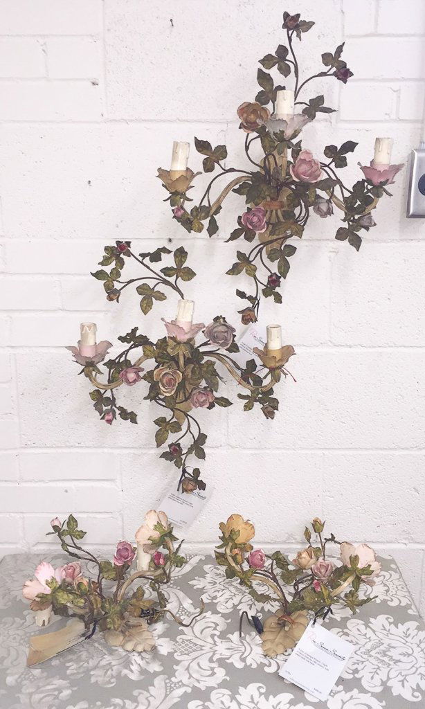 Two Pairs Of French Painted Metal Sconce (1 of 5)