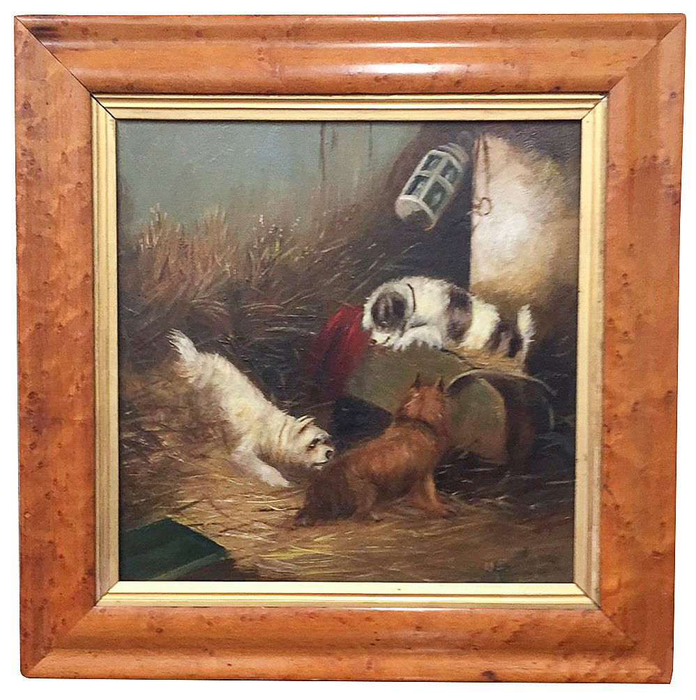 George Armfield, 19th C British, Terriers In (1 of 4)