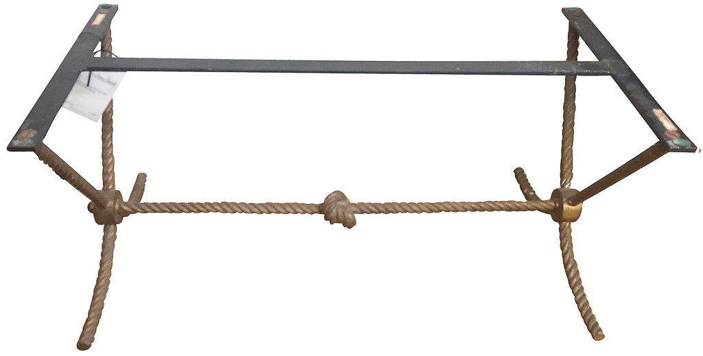 French Bronze Coffee Table Base, With Twisted (1 of 3)