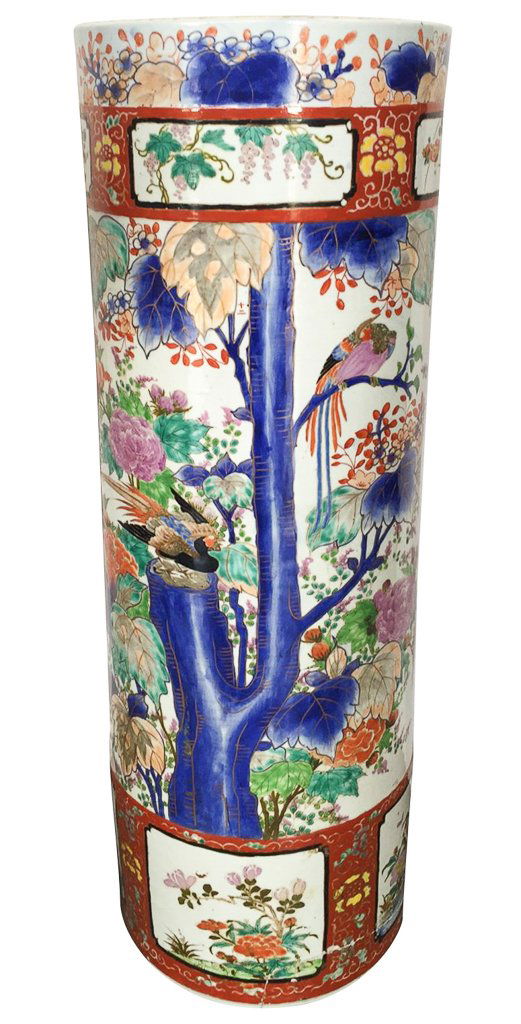 19th C. Japanese Imari Umbrella Stand, Great (1 of 5)