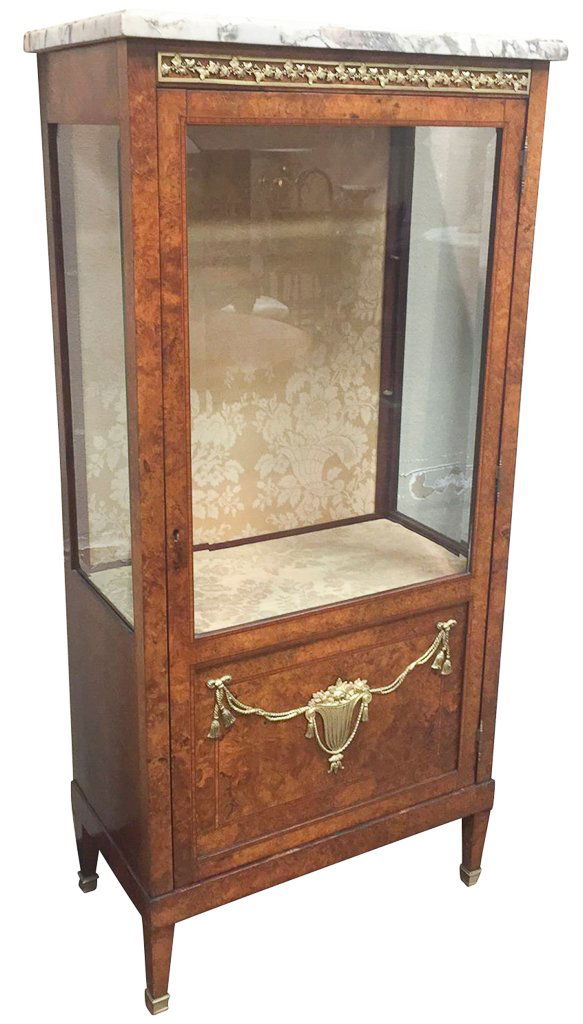 19th-century French Bronze Mounted Vitrine (1 of 8)